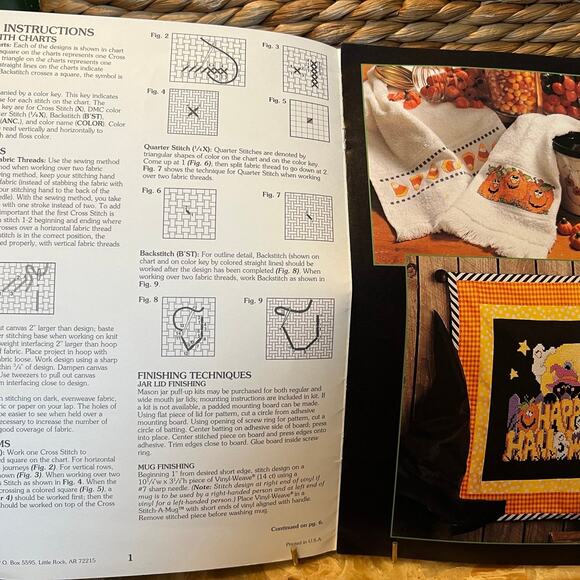 Halloween Cross-Stich Pattern Magazine 1994 - Picture 3 of 6